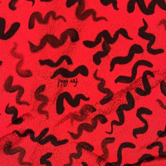 Realization Par Venus mini dress in red squiggle - size small - Picture 5 of 14